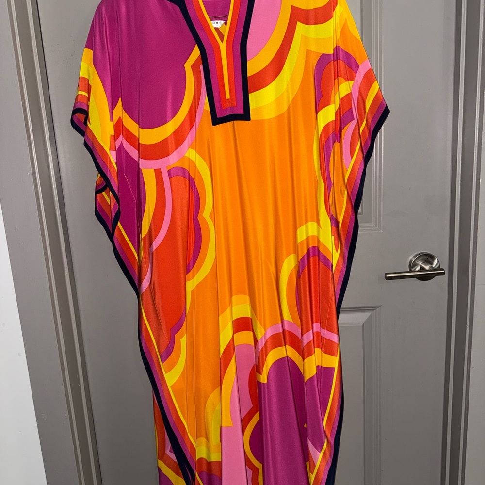 Vibrant Multicolor Kaftan Dress